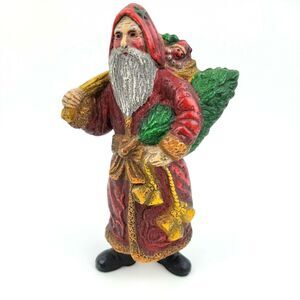 VINTAGE Kurt S. Adler SANTA World Ornament Made In HONG KONG 7 inch